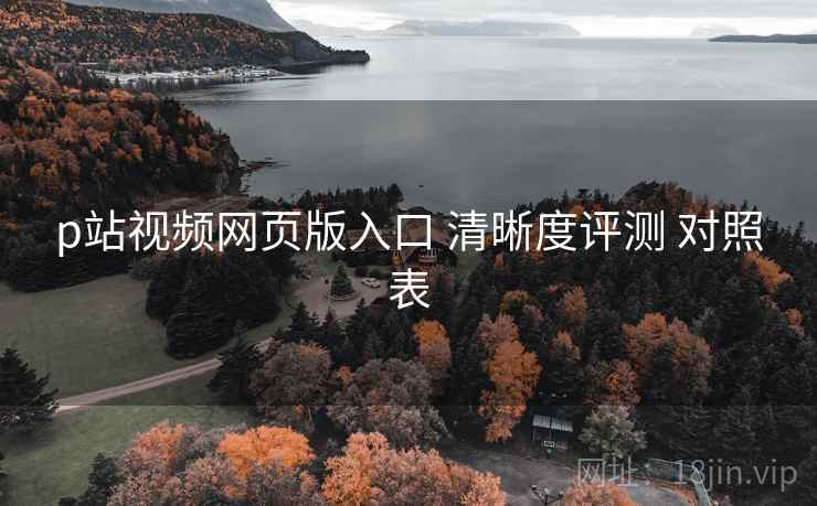 p站视频网页版入口 清晰度评测 对照表  第1张